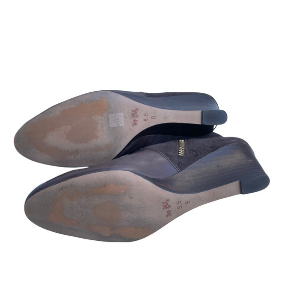 Coach Mystic Wedge Zip Ankle Boots - Womens Size EU 38.5 / US 8.5 - Picture 11 of 16